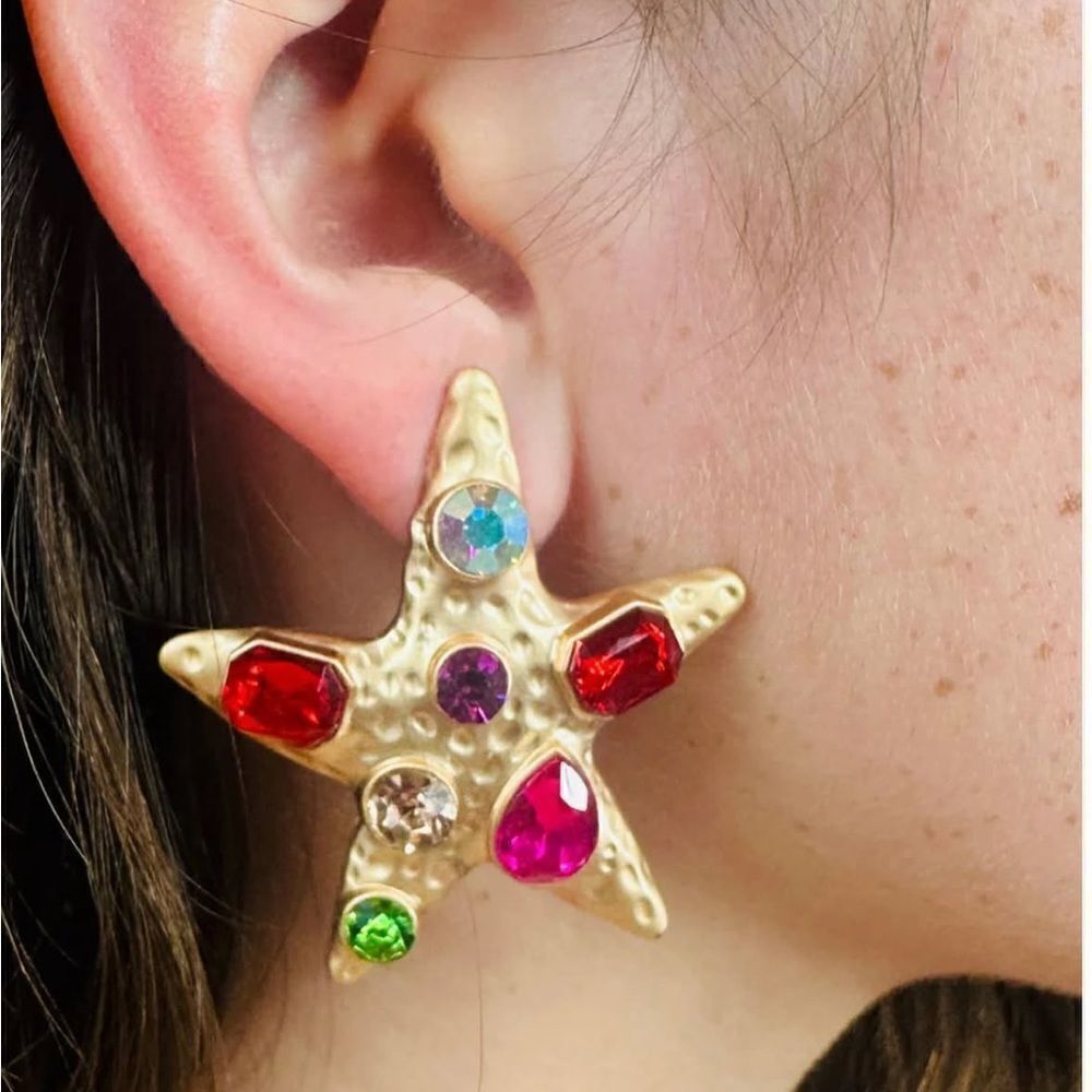 Bohemian star earrings M31